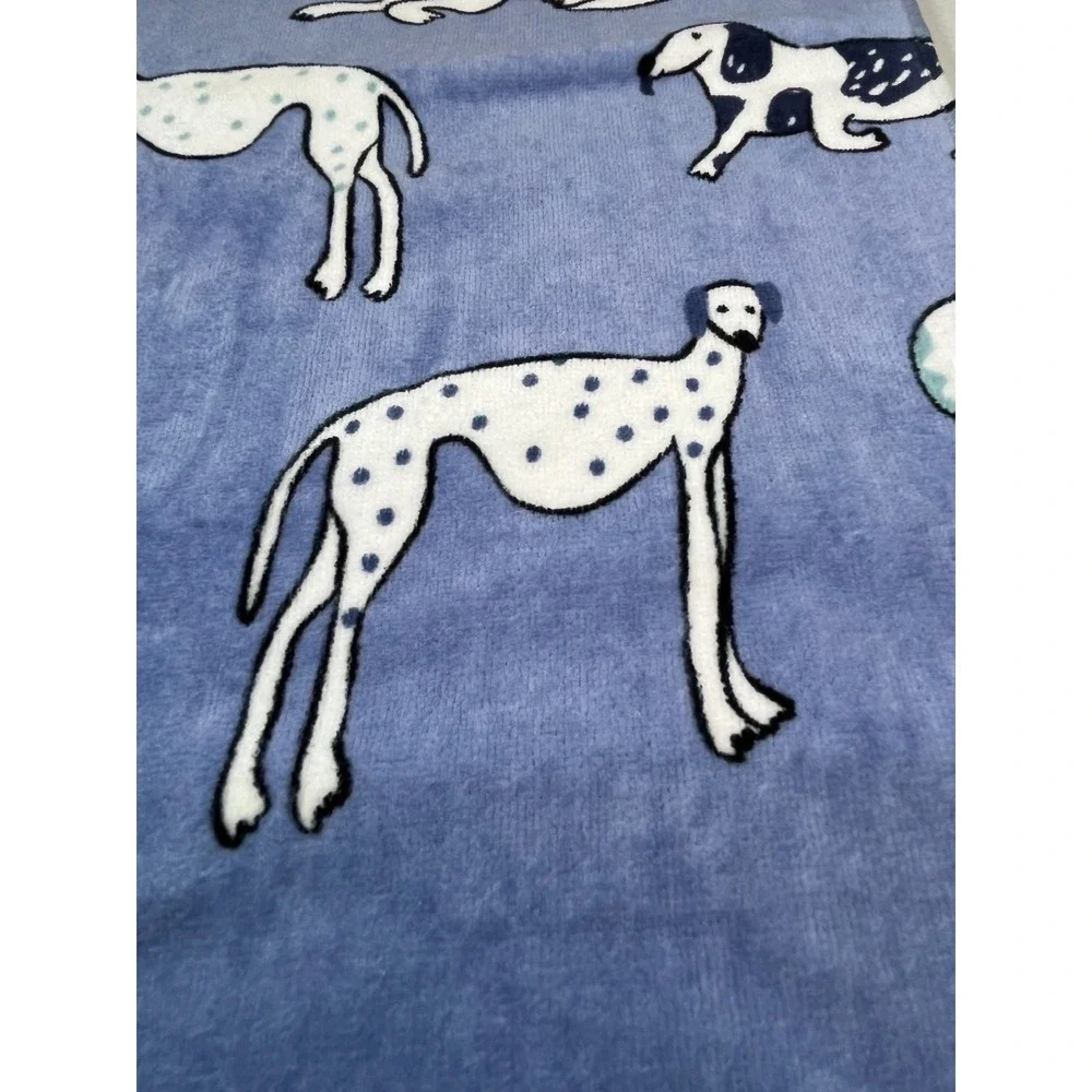 Artisan de Luxe Dog Print Towel 3 Piece Set Bath Hand Washcloth 100% Cotton New